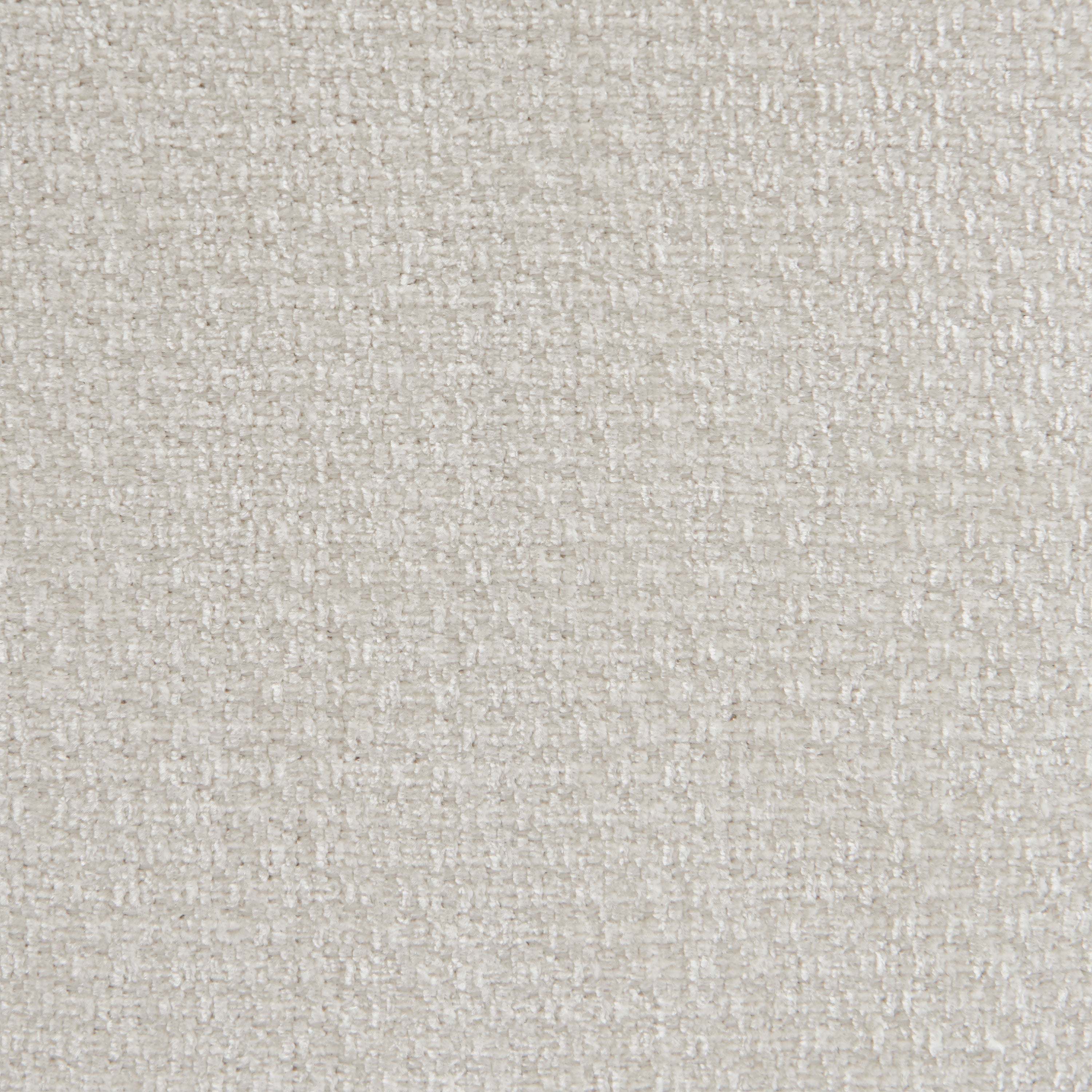 Judy - Fauteuils - Tissu Chenille - Écru Pieds Boules Teintés Noyer
