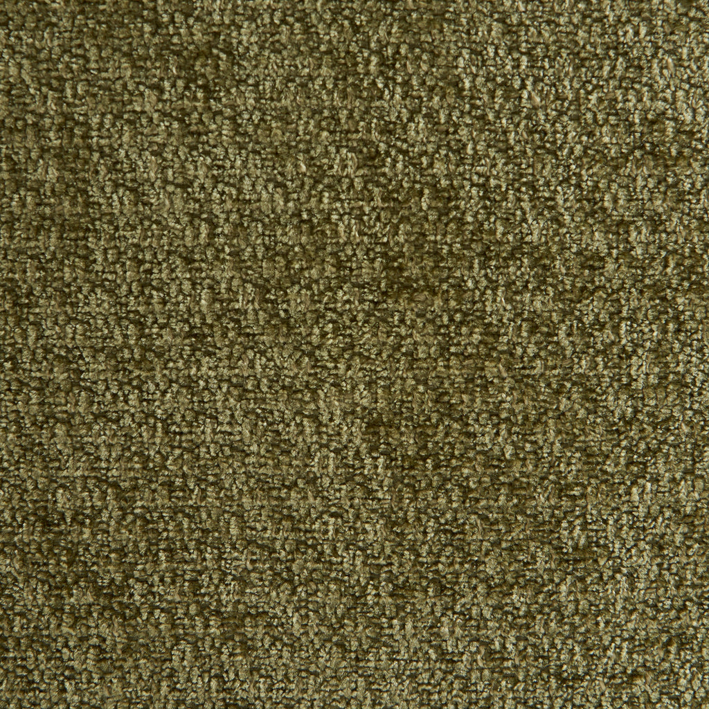 Judy - Fauteuils - Tissu Chenille - Vert Pieds Boules Teintés Noyer