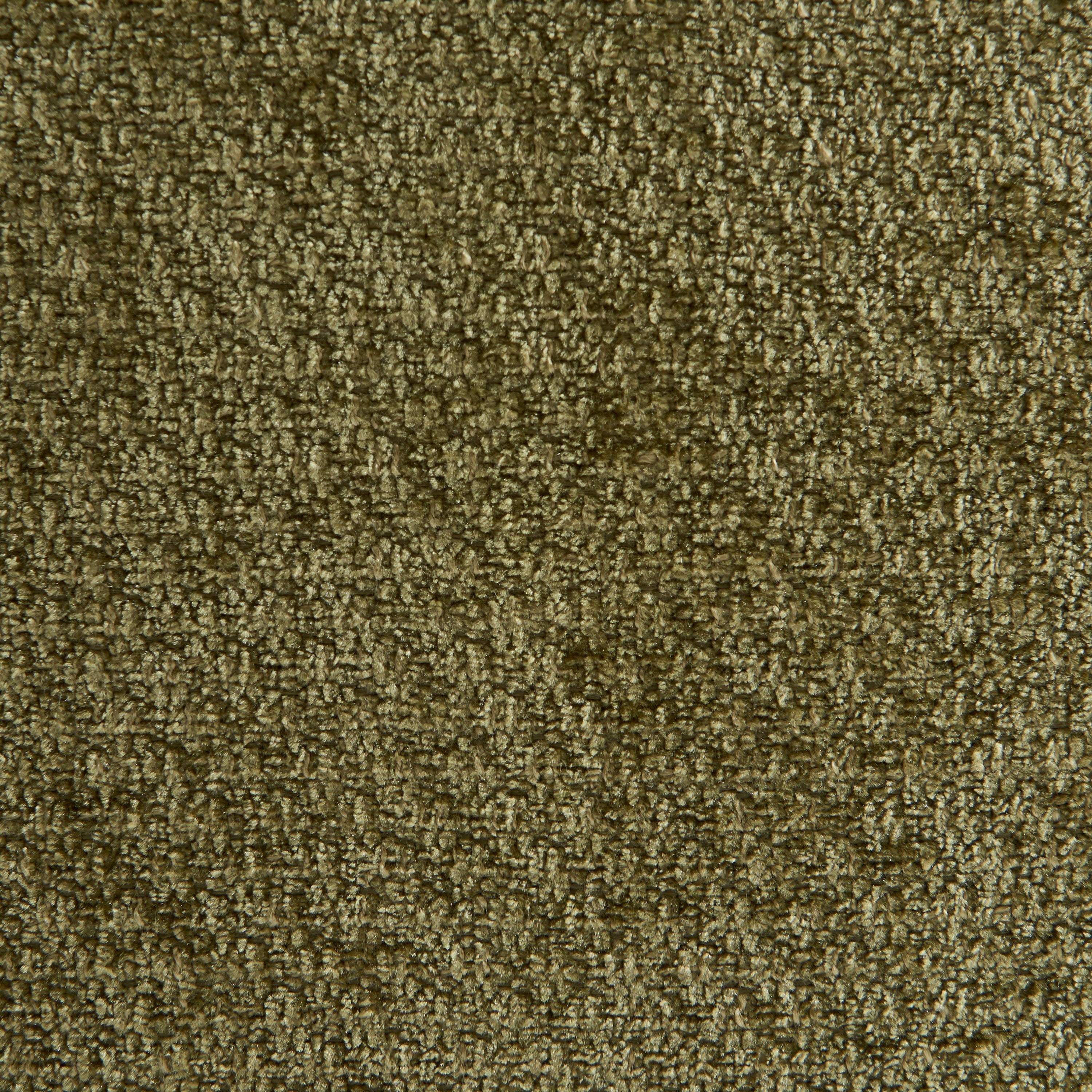 Judy - Fauteuils - Tissu Chenille - Vert Pieds Boules Teintés Noyer