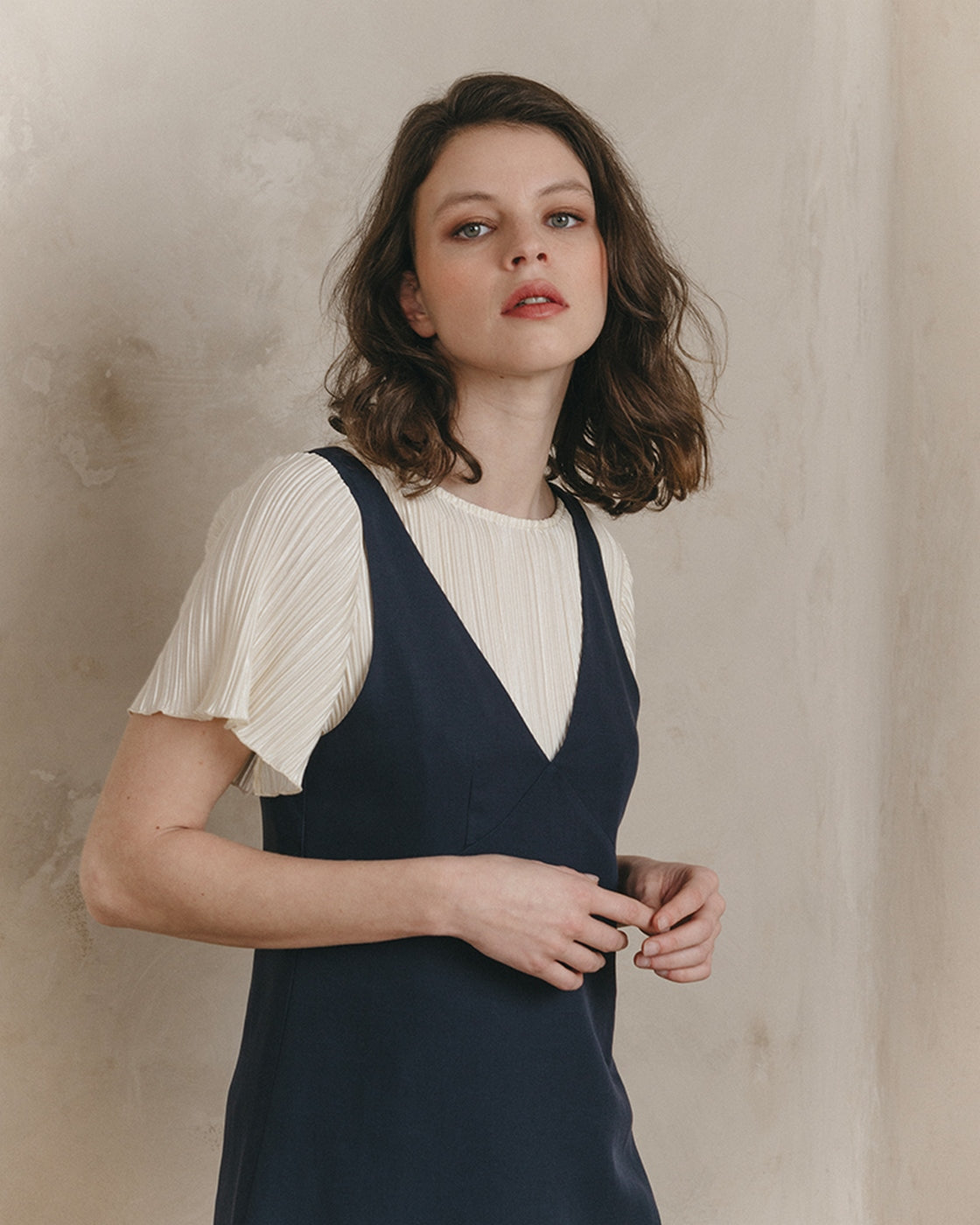 Robe Courte Juliette - Marine