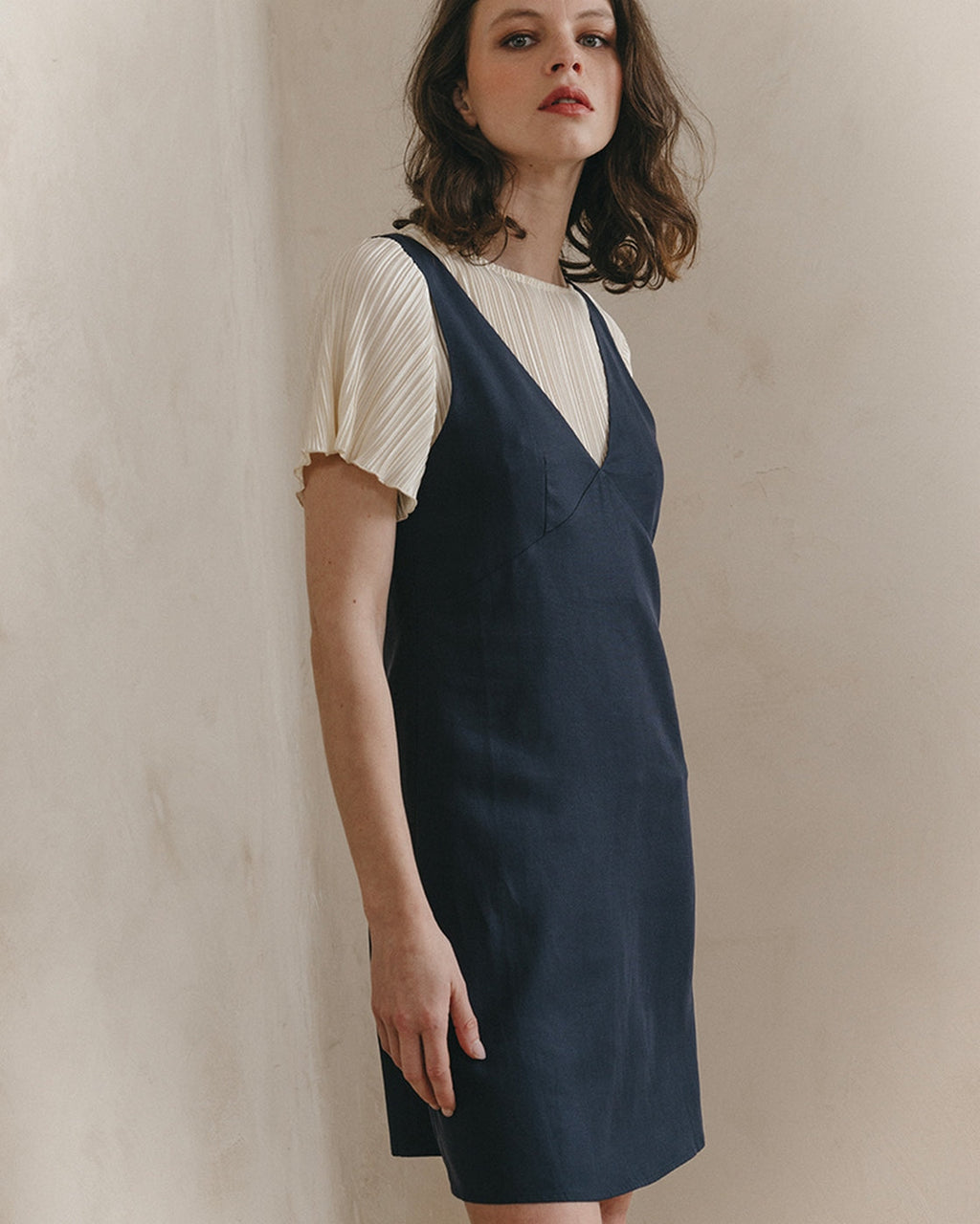 Robe Courte Juliette - Marine