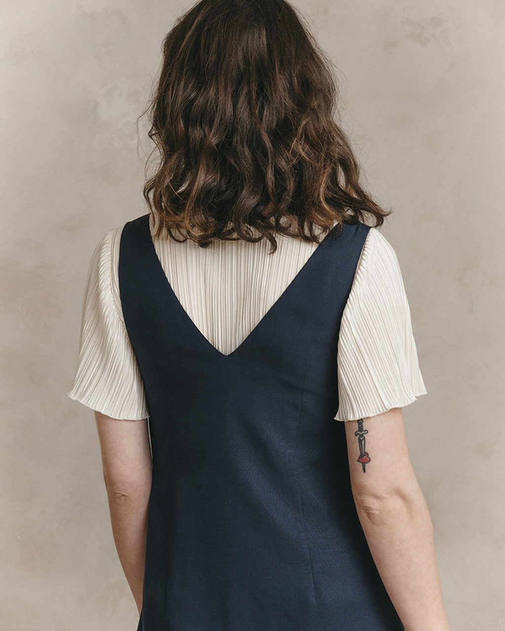 Robe Courte Juliette - Marine