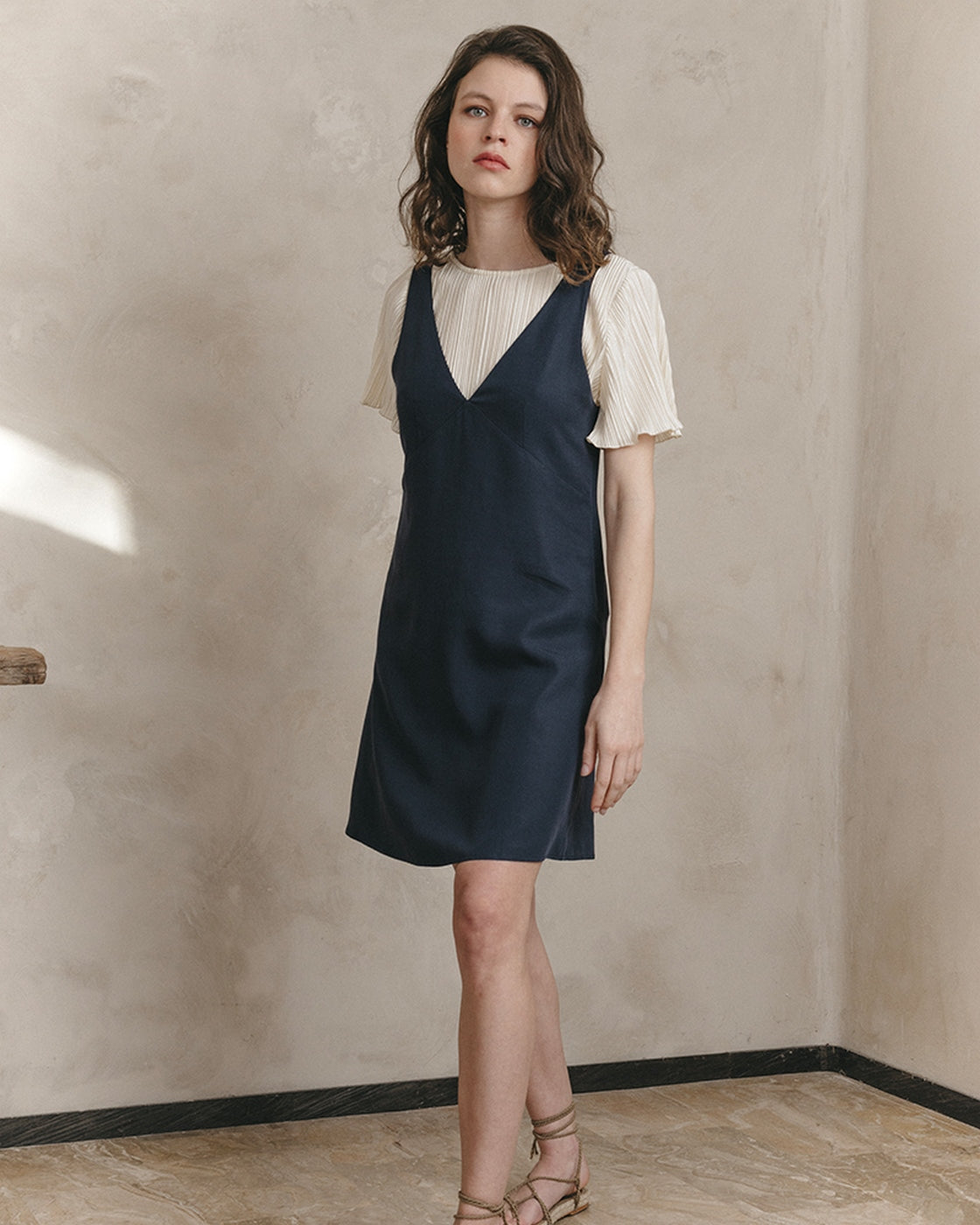 Robe Courte Juliette - Marine