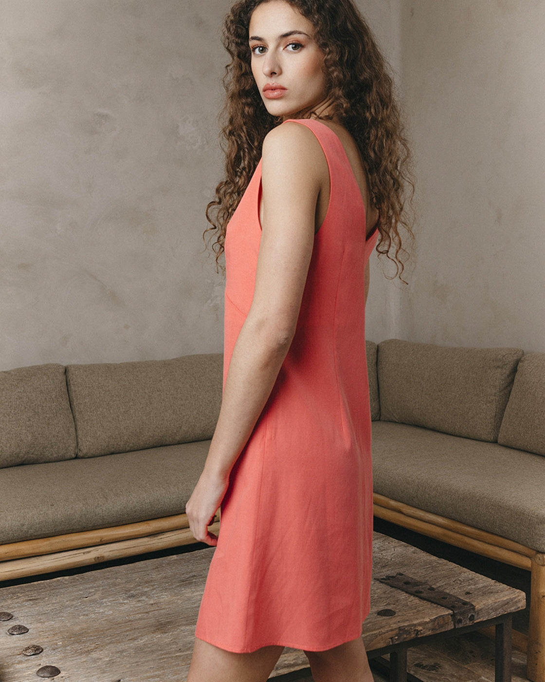 Robe Courte Juliette - Rose