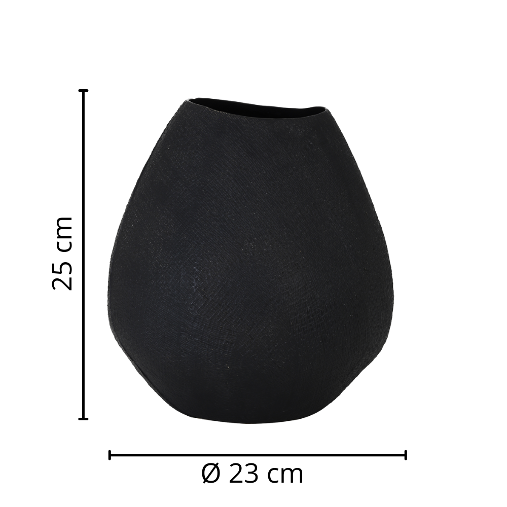 Pot de fleur noir mat Jake petit modèle - INSIDE Box - Shop - Conseil