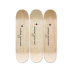 Jean-Michel Basquiat's Trumpet skateboard art by the skateroom
