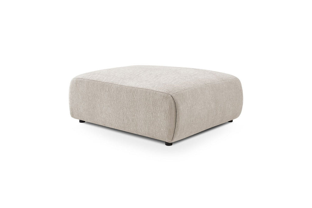 Jeanne - Grand Pouf - Tissu Texturé