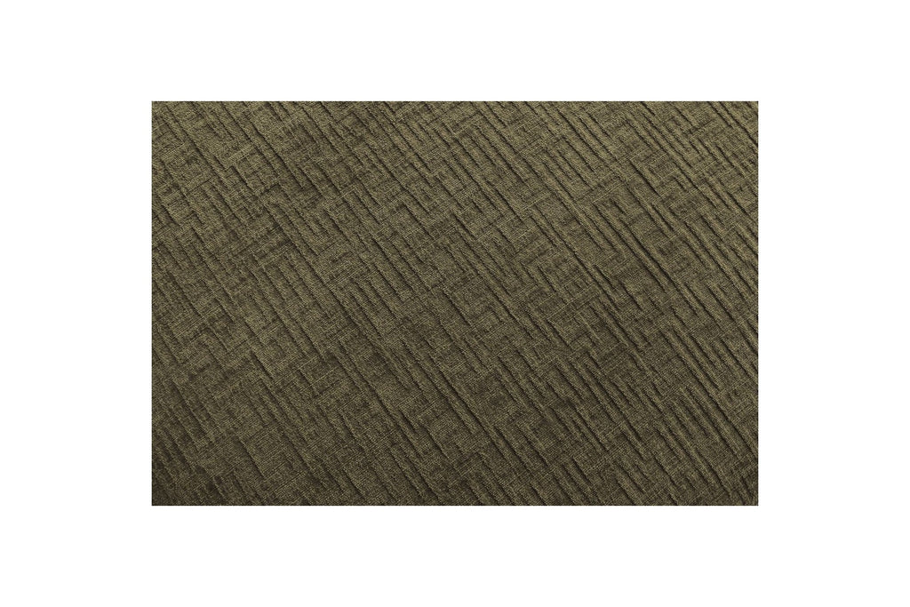 Jeanne - Canapé D'Angle Fixe Modulable - Tissu Texturé Avec 2 Chauffeuses, 1 Angle Et 2 Poufs