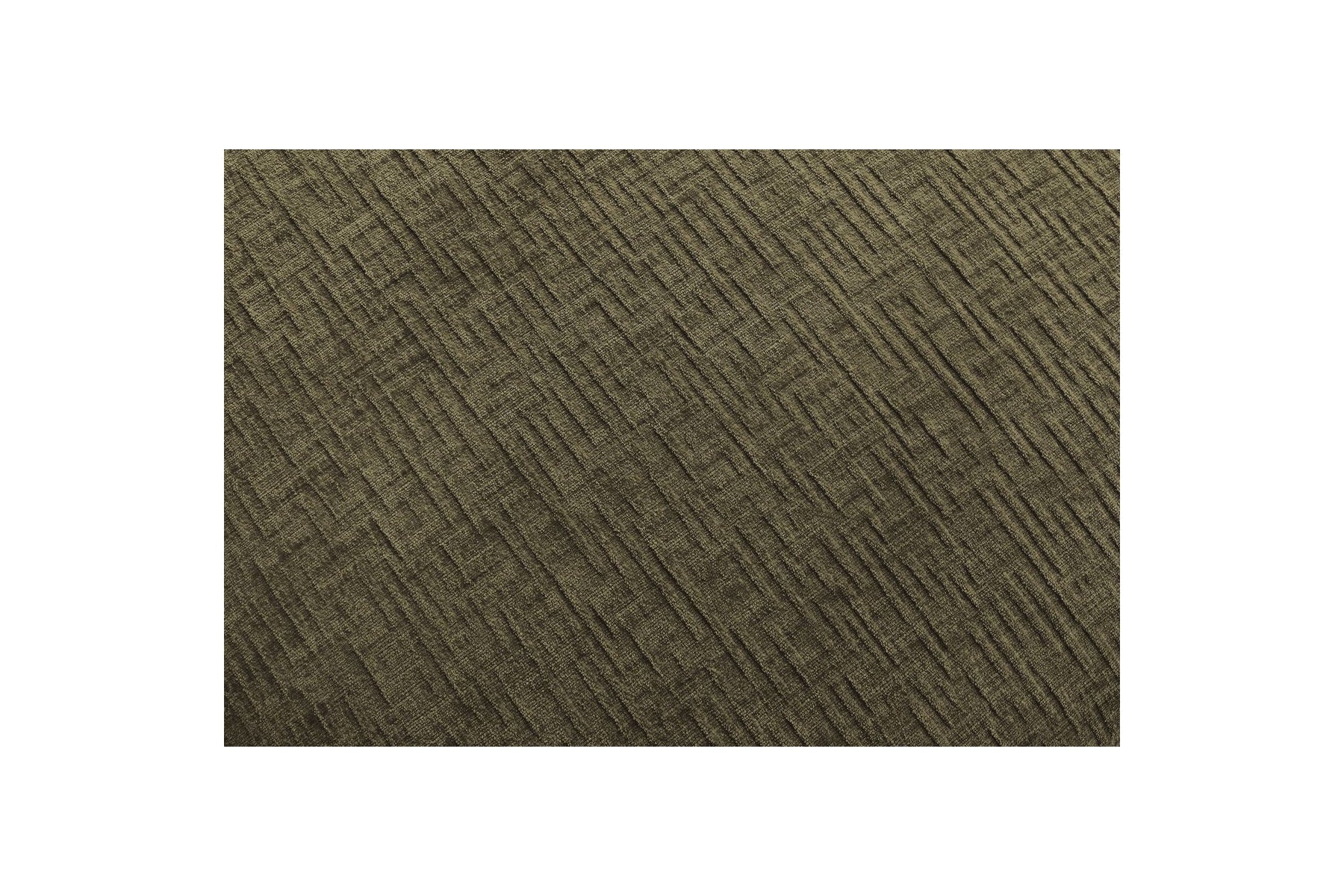 Jeanne - Canapé D'Angle Fixe Modulable - Tissu Texturé Avec 2 Chauffeuses, 1 Angle Et 2 Poufs