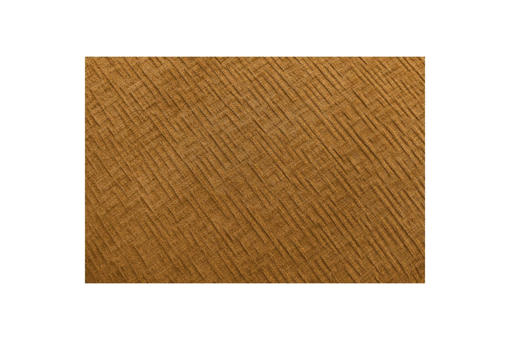 Jeanne - Canapé D'Angle Fixe Modulable - Tissu Texturé Avec 2 Chauffeuses, 1 Angle Et 2 Poufs