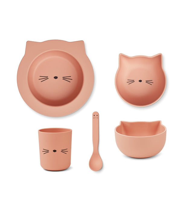 Ensemble Bébé Joana - Chat Rose Blush