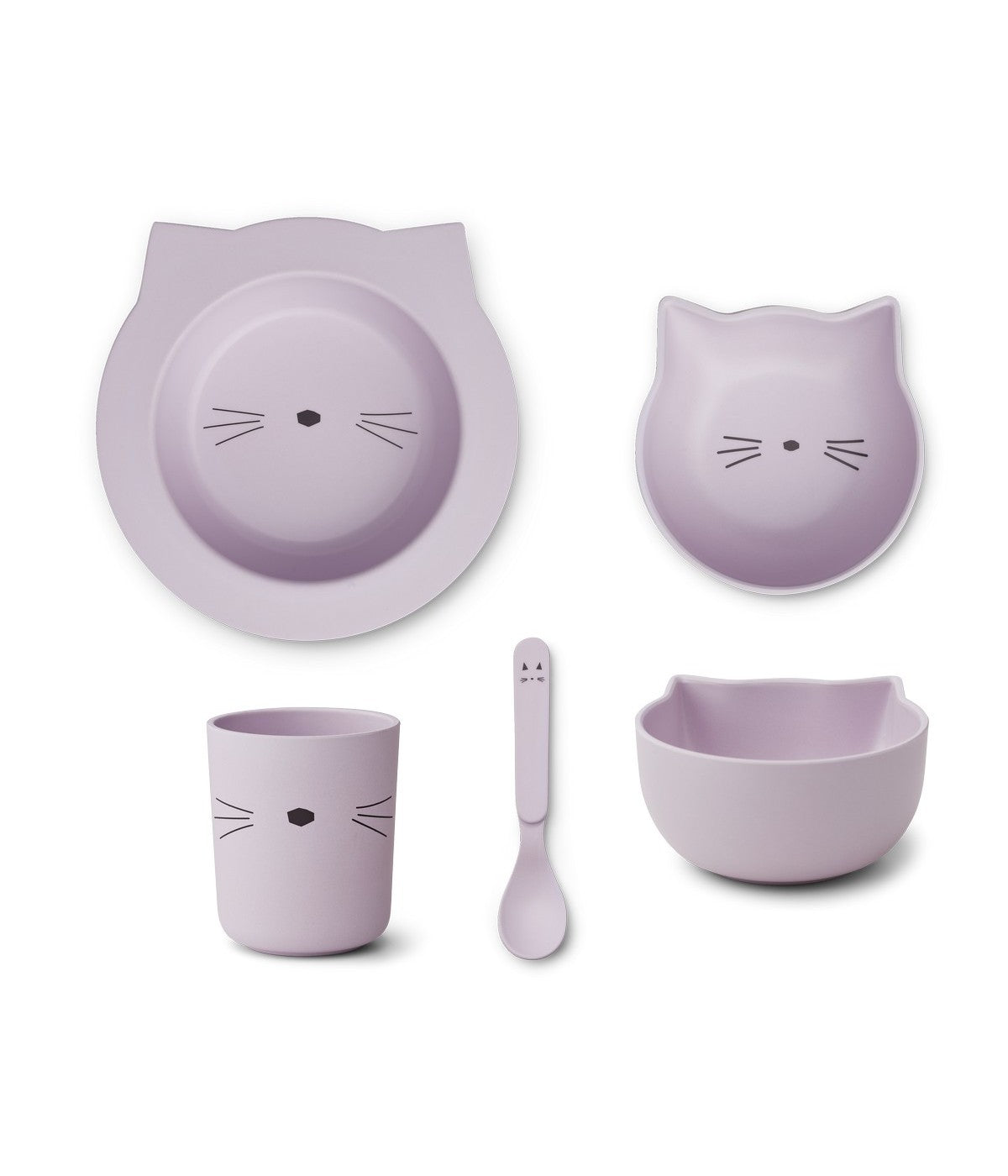 Ensemble Bébé Joana - Chat Lavande Clair