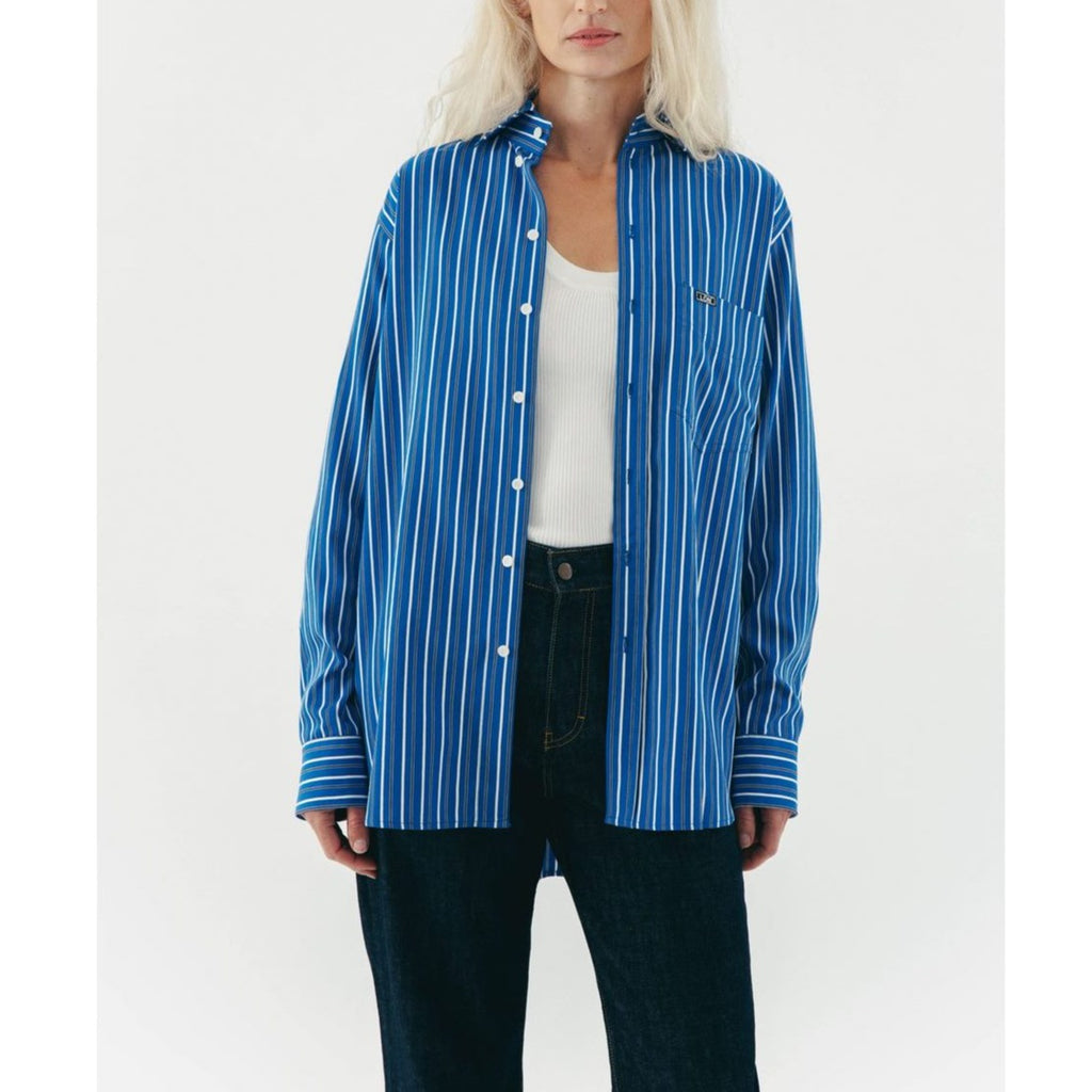 Margaux Lonnberg - Chemise Joe - Blue Stripes
