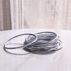 Jonc Bouddhiste Fin - Silver