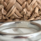 Jonc Bouddhiste Plat 12Mm - Silver