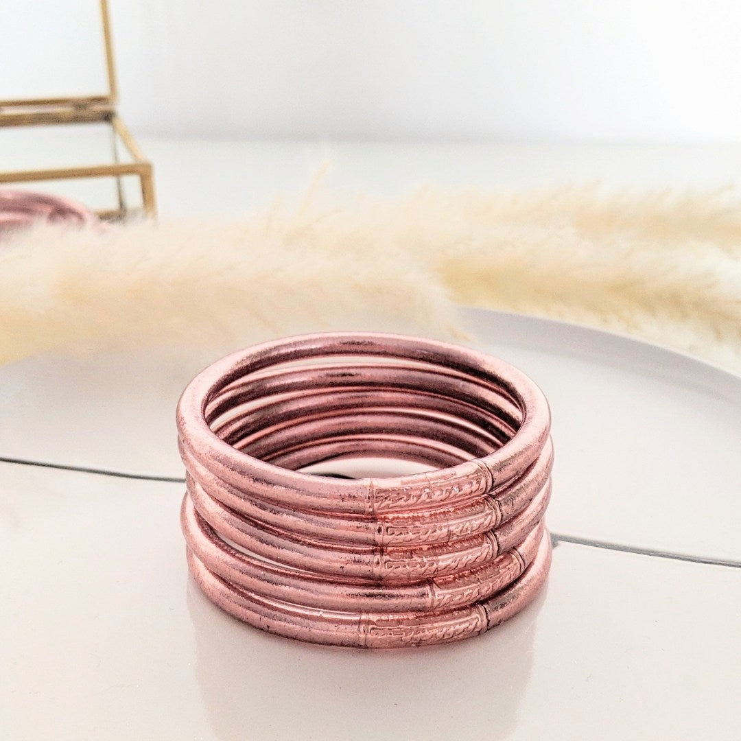 Jonc Bouddhiste - Rose Gold