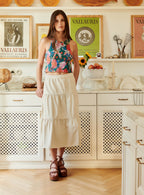 Jupe Joseline Denim - Ecru