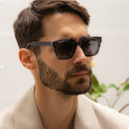 Lunettes De Soleil Josh.H - Gris - Mixte