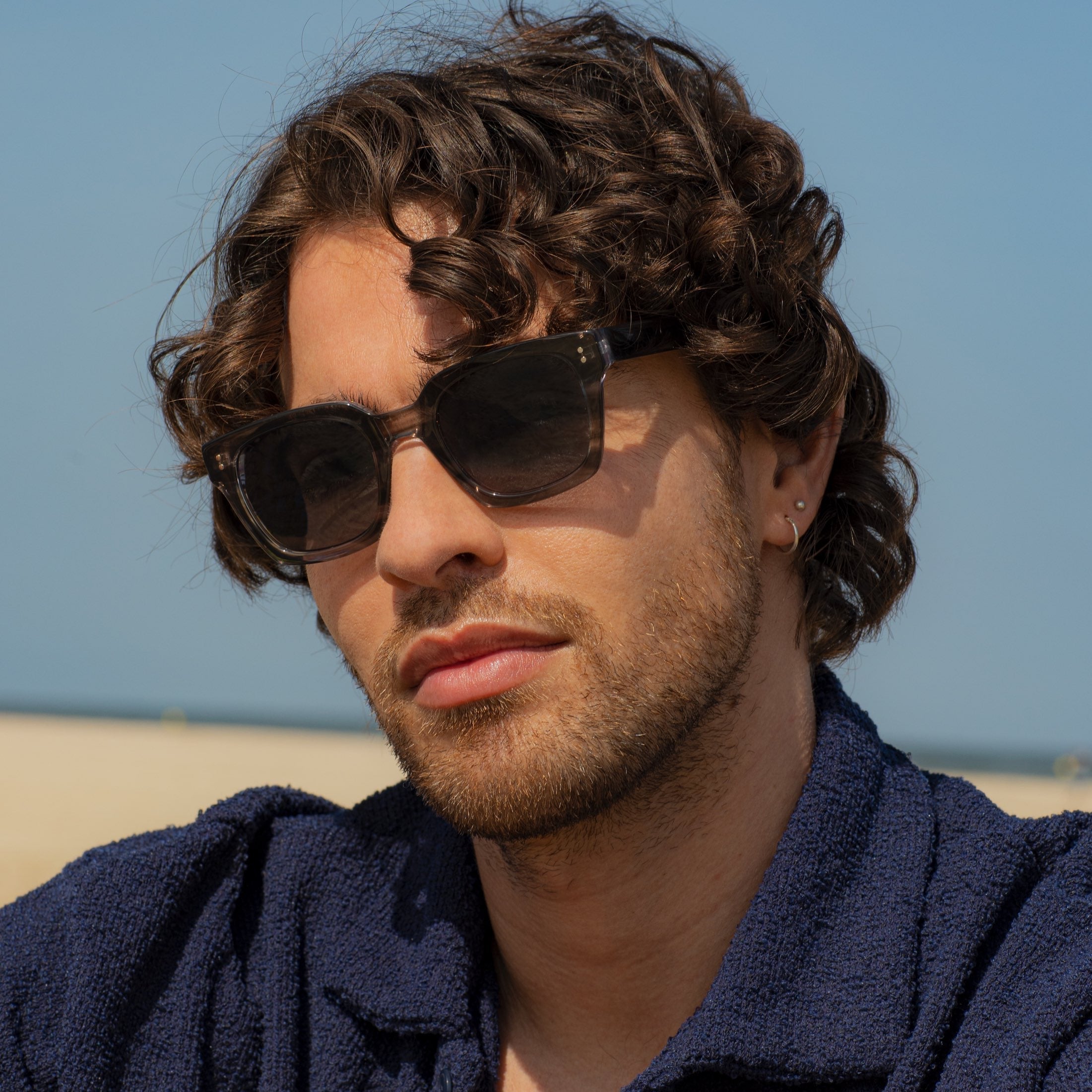 Lunettes De Soleil Josh.H - Gris - Mixte