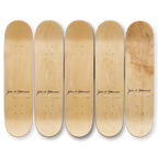 Jules De Balincourt's Expats Ticos and Gringos skateboard art by the skateroom