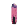 Jules De Balincourt's Looking for an enlightened cowboy skateboard art by the skateroom