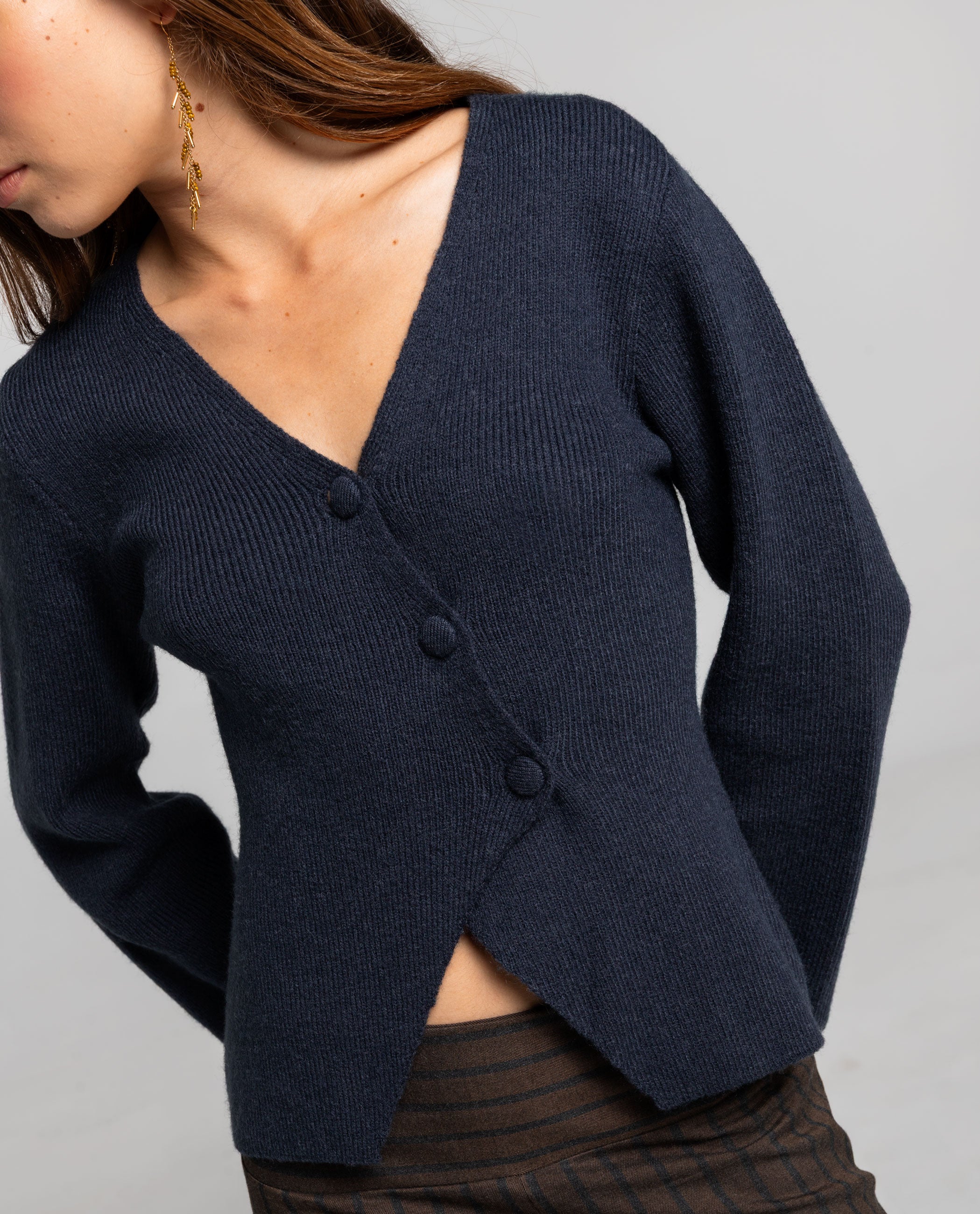 Cardigan This is Her - Bleu