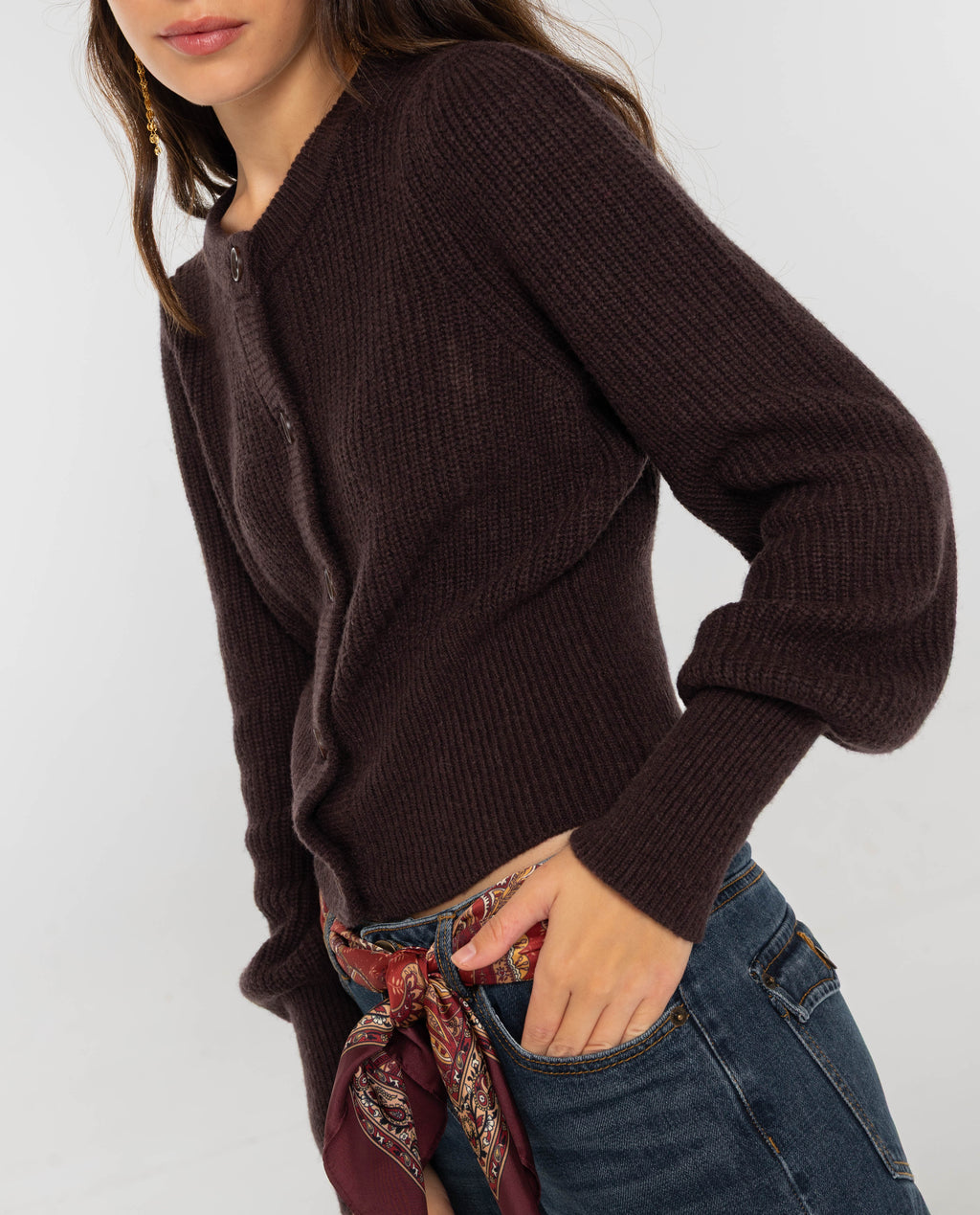 Cardigan Best of - Marron
