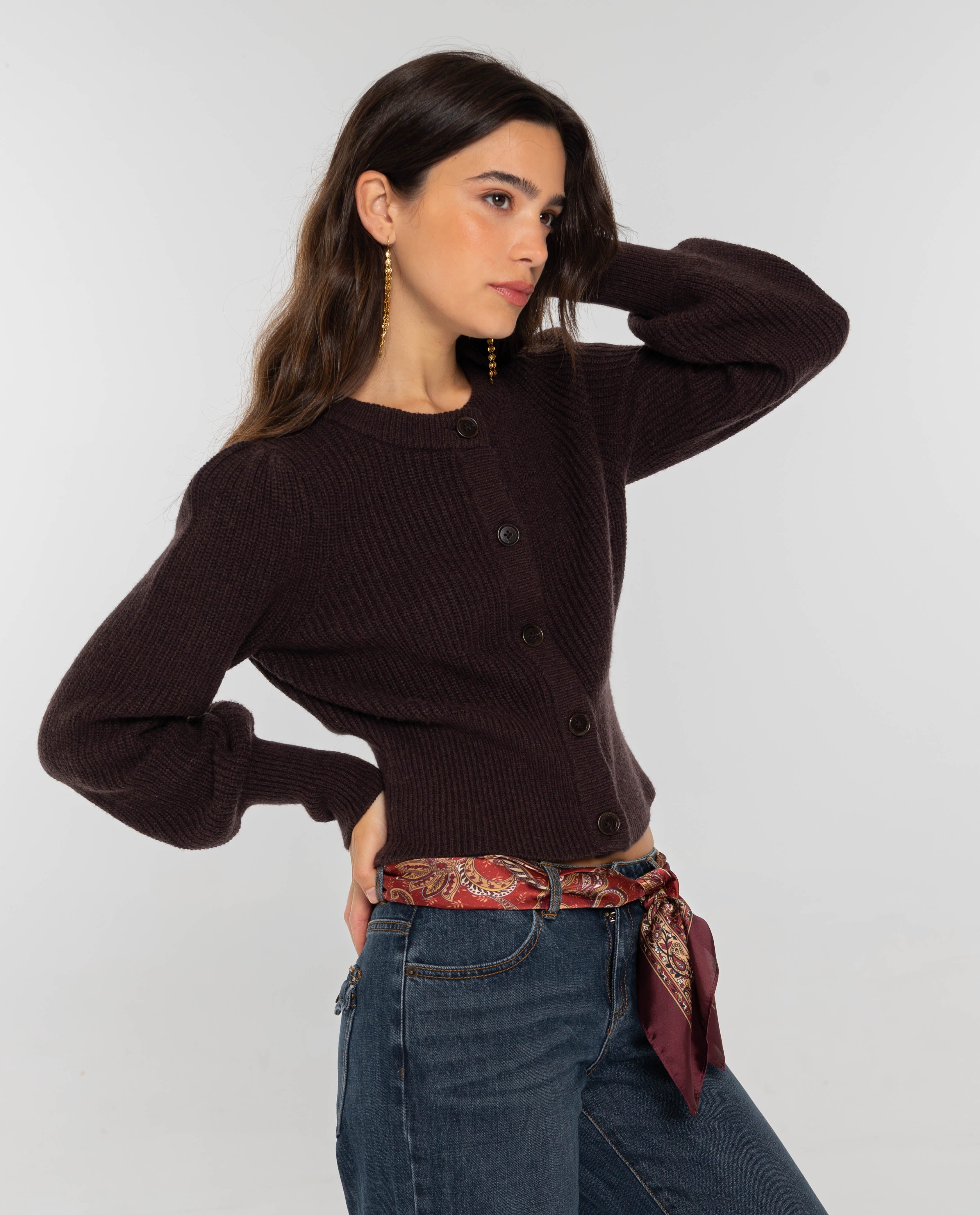 Cardigan Best of - Marron