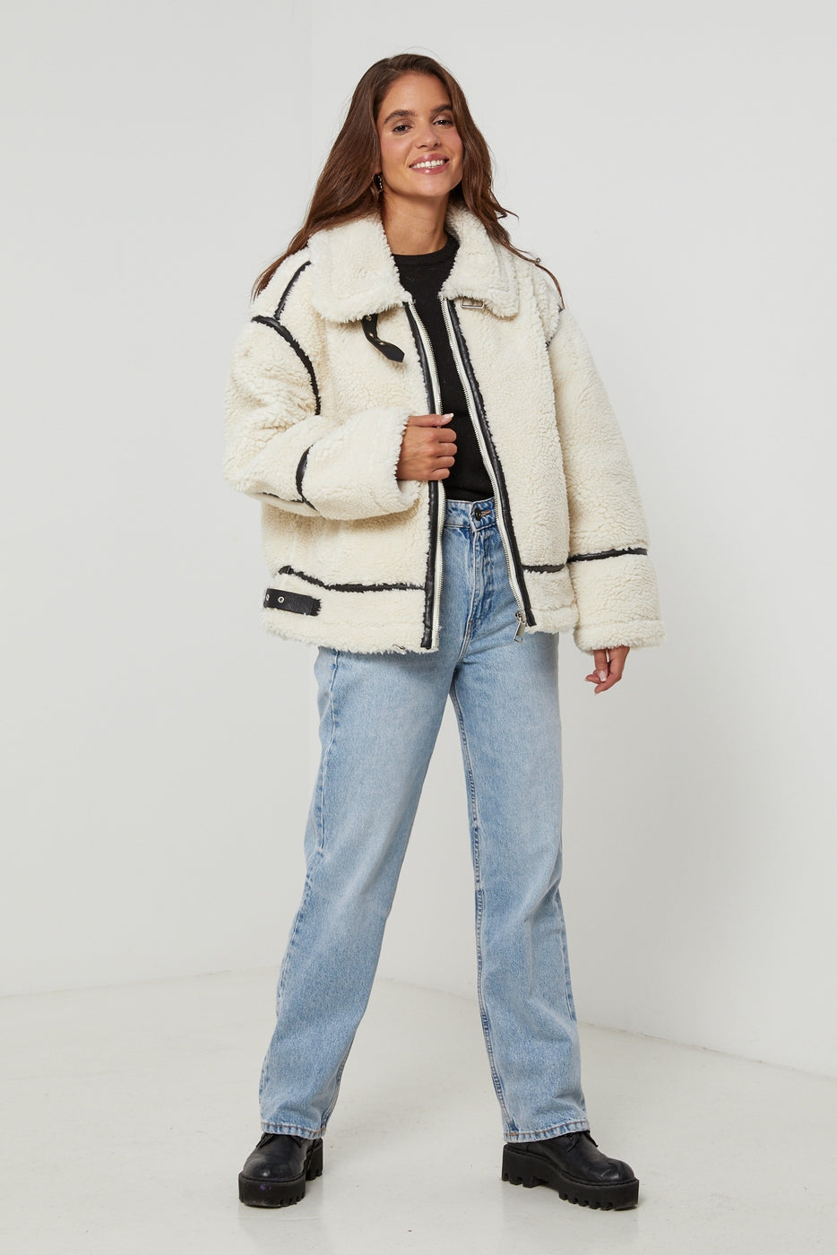 Fausse Fourrure K523 - Blanc
