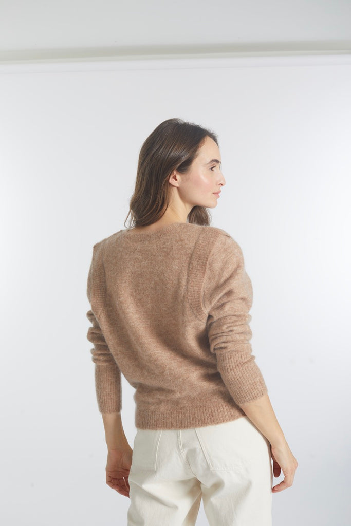 Reiko - Pull Kaila - Chestnut Cream - Femme