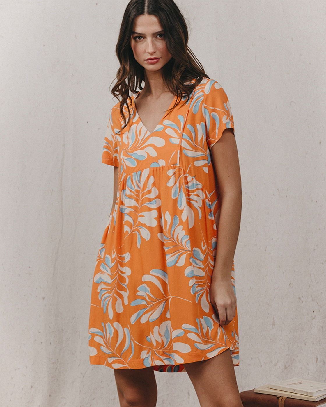 Robe Courte Kai - Orange