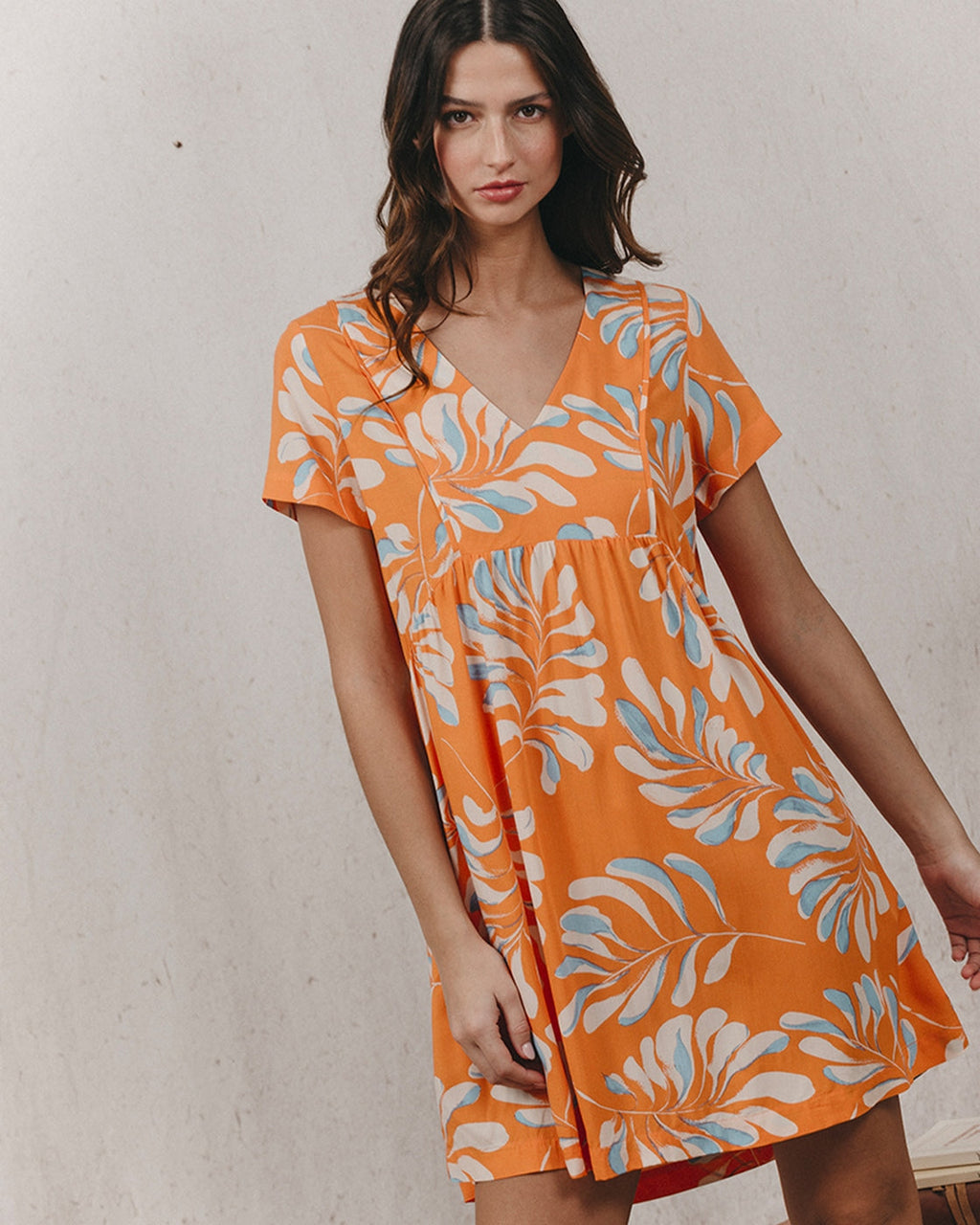 Robe Courte Kai - Orange