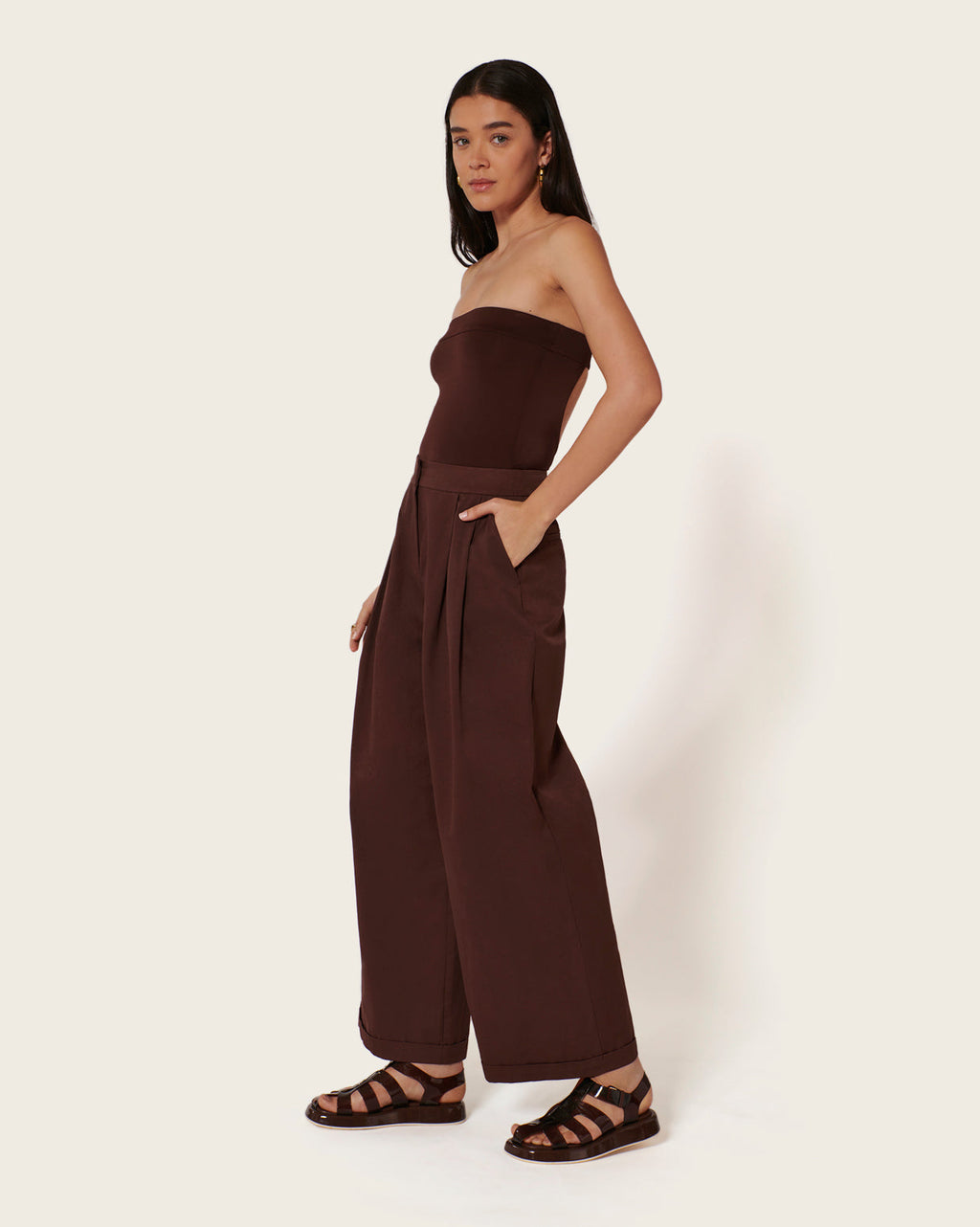 Pantalon Kamili - Choco