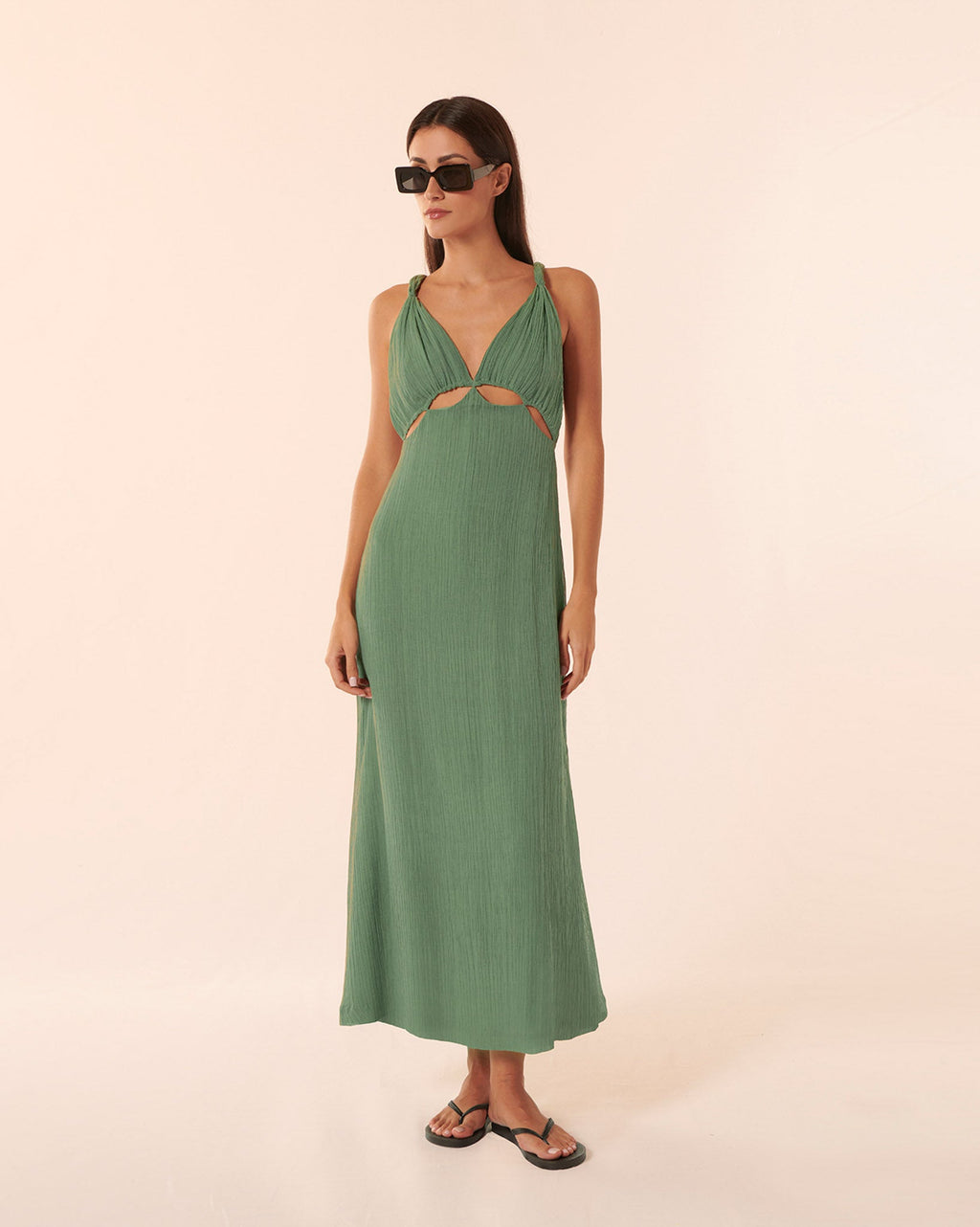 Robe Bubble - Oil Green