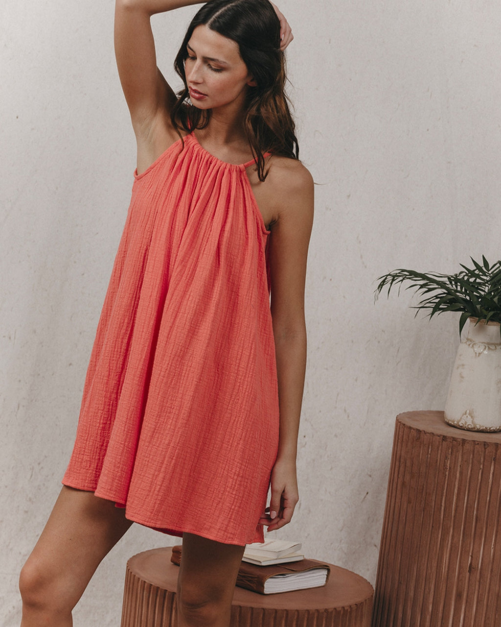 Robe Courte Karma - Peche