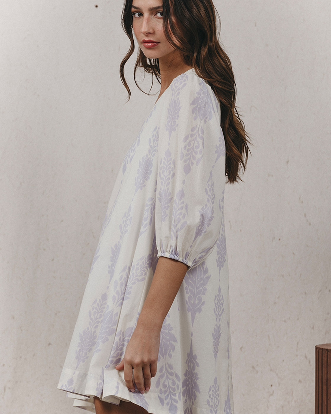 Robe Courte Karmique - Ecru