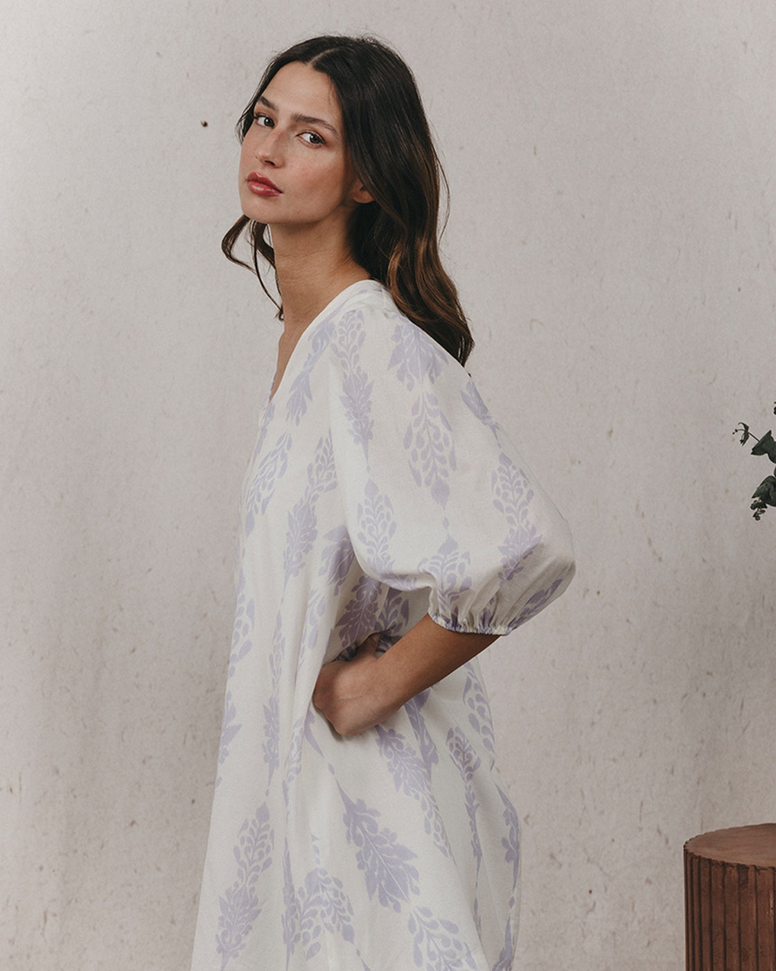Robe Courte Karmique - Ecru