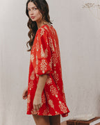 Robe Courte Karmique - Orange
