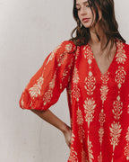 Robe Courte Karmique - Orange