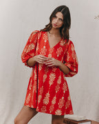 Robe Courte Karmique - Orange