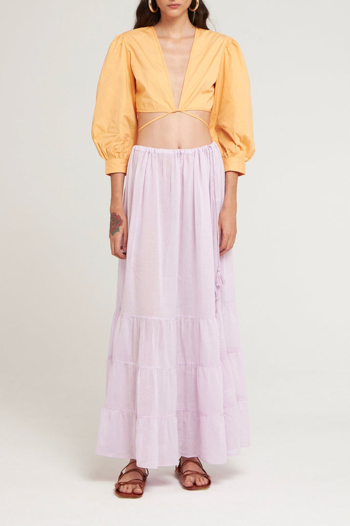 Crop-Top Karo - Mango