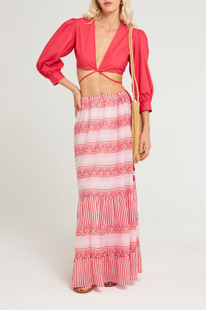 Crop-Top Karo - Watermelon