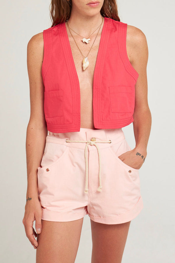 Gilet Karo - Watermelon
