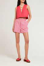Gilet Karo - Watermelon