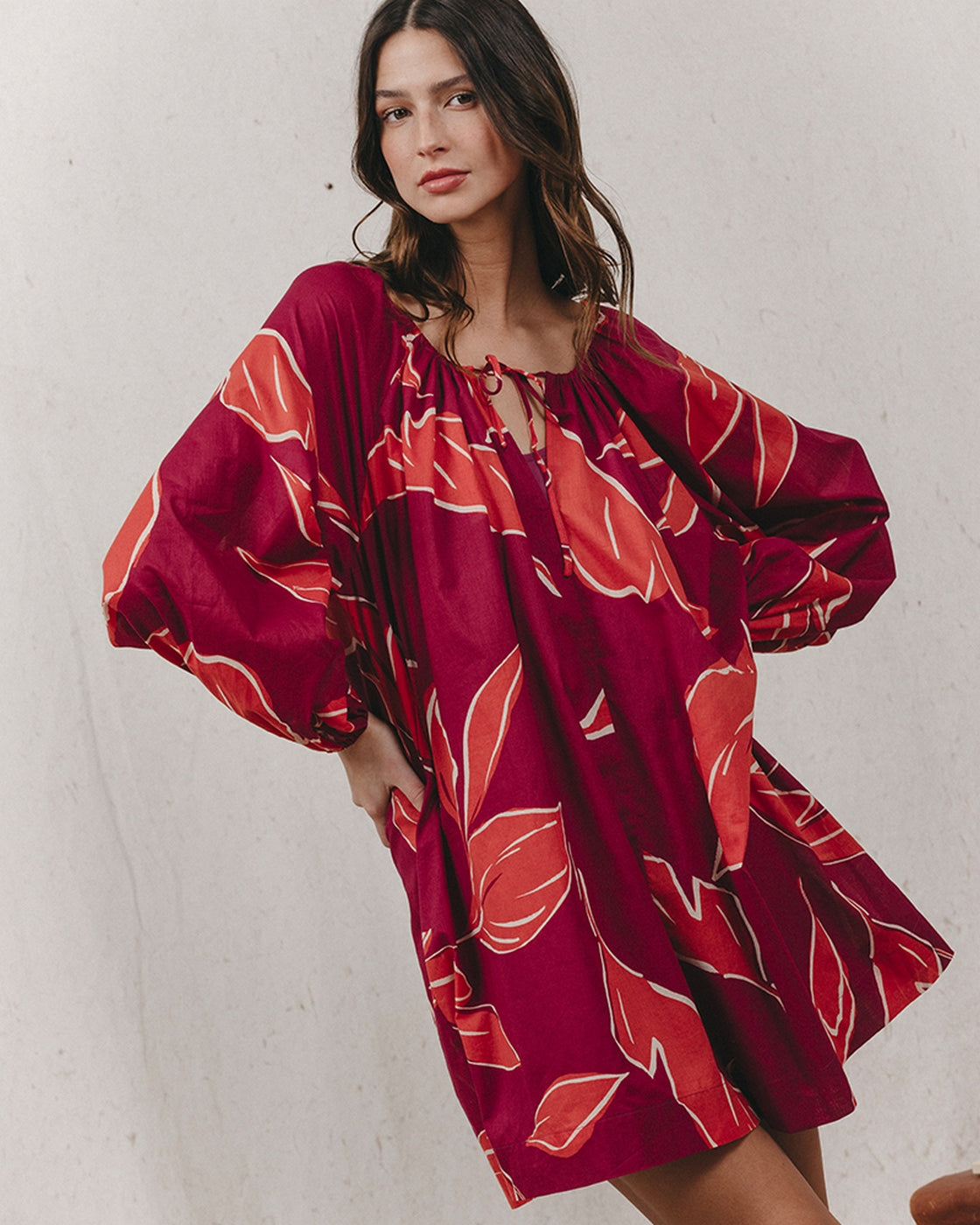 Robe Courte Kassis - Pivoine