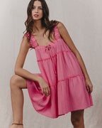 Robe Courte Kawai - Rose