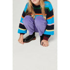 Pull Boule Manches Longues - Rayures Bleues - Enfant