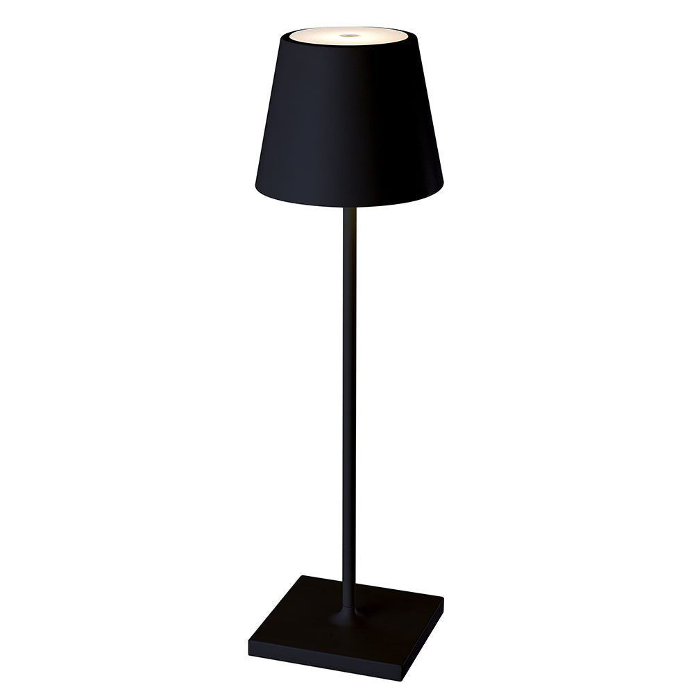Kelly - Lampe De Table Sans Fil - Acier - Noir
