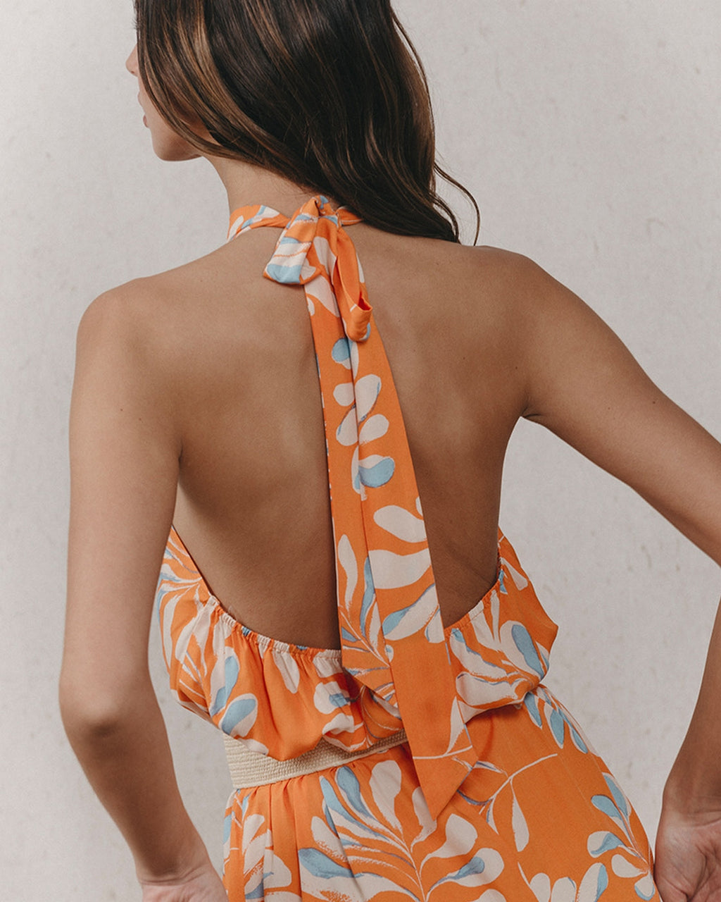 Robe Longue Kendall - Orange