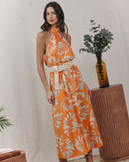 Robe Longue Kendall - Orange
